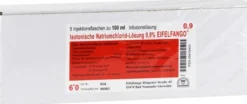 Isotonische Nacl Lösung 0,9% Eifelfango 5 X 100 ml Infusionslösung