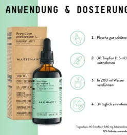 Johanniskraut Extrakt Kräuter Tropfen alkoholfrei 100 ml