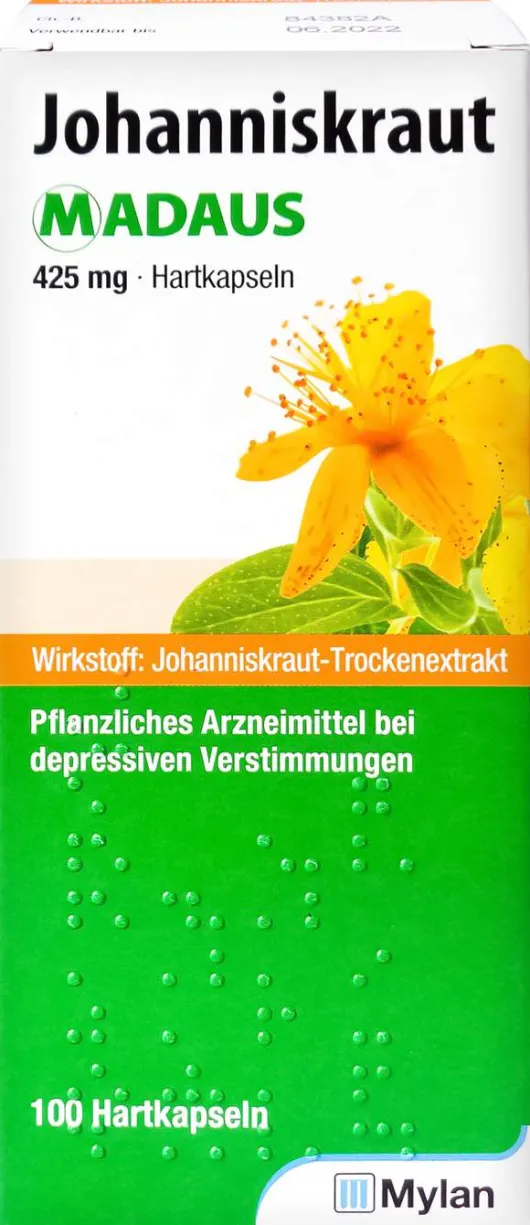 Johanniskraut Madaus 425 mg 100 Kapseln