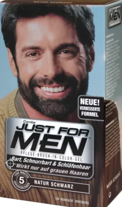 Just For Men Brush in Color Gel Schwarz