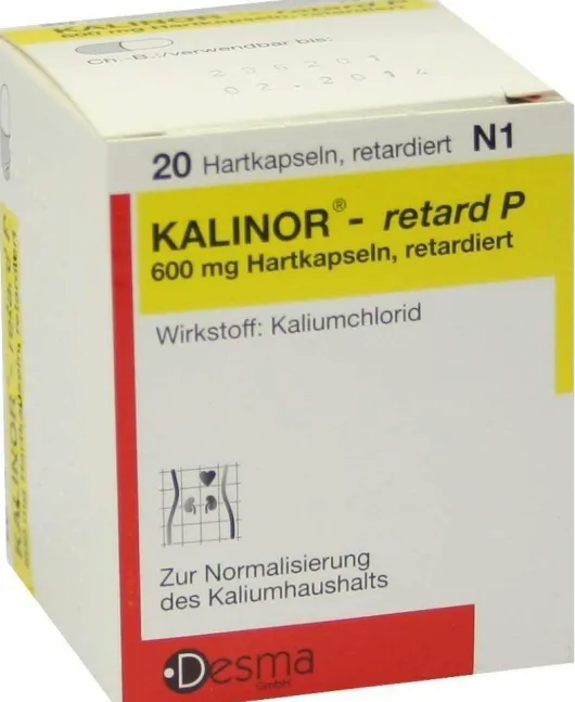 Kalinor Retard P 600 mg 20 Hartkapseln