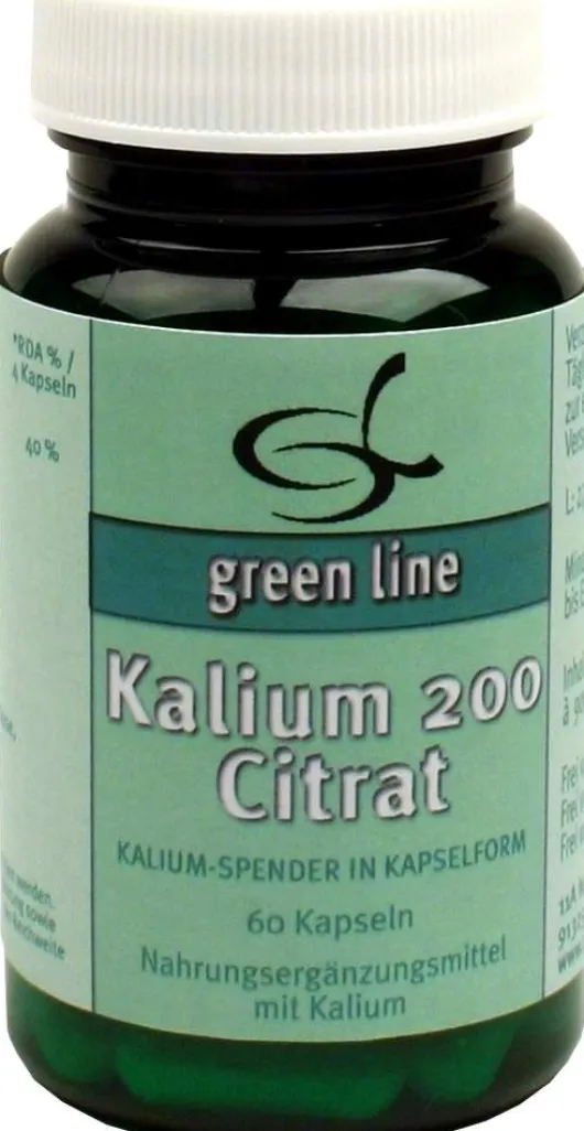 Kalium 200 Citrat 60 Kapseln