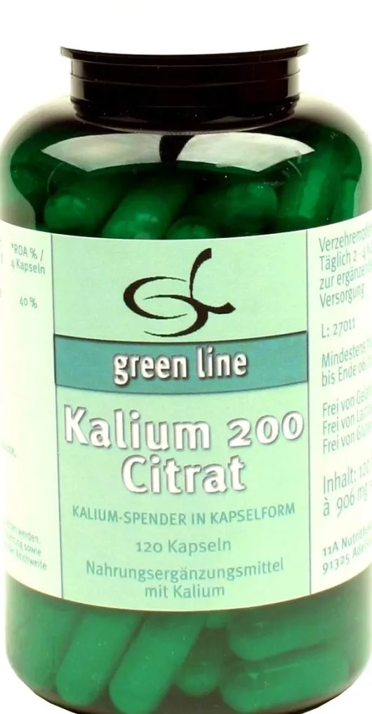 Kalium 200 Citrat 120 Kapseln