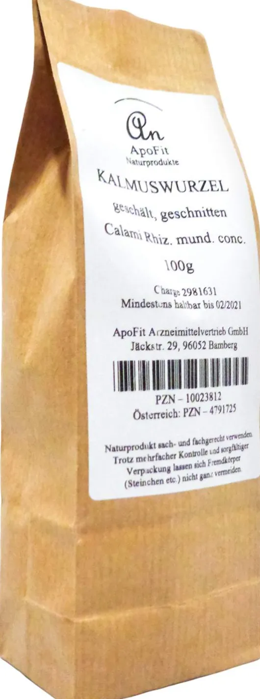 Kalmuswurzel Geschält Geschnitten 100 G
