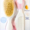 Kamm & Bürste Mit Naturborsten Rosa Chicco 1 Set