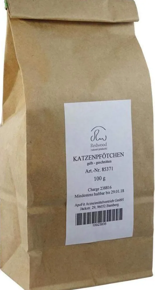 Katzenpfötchen Gelb Geschnitten 100 G Tee