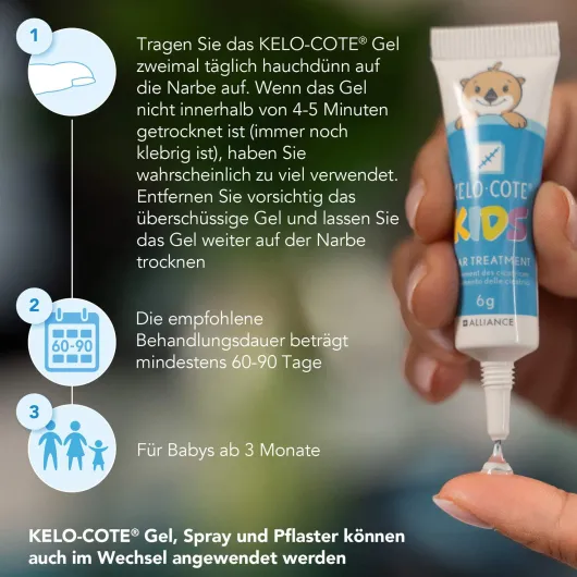 Kelo-Cote Kids Silikon Narbengel 6 G