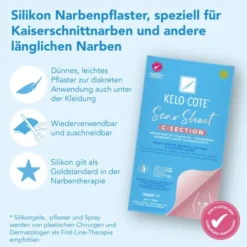 Kelo-Cote Silikon-Narbenpflaster Kaiserschnitt 1 Stück