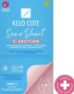 Kelo-Cote Silikon-Narbenpflaster Kaiserschnitt 1 Stück