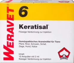 Keratisal 6 Ampullen Vet 10 X 2 ml