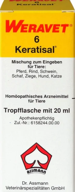 Keratisal 6 Tropfen vet. 20 ml