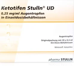 Ketotifen Stulln Ud Augentropfen 20 X 0,4 ml Einzeldosispipetten