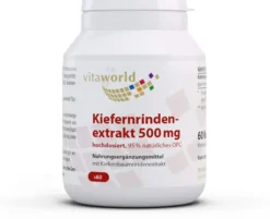 Kiefernrindenextrakt 500 mg 95% Opc 60 Kapseln