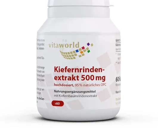 Kiefernrindenextrakt 500 mg 95% Opc 60 Kapseln