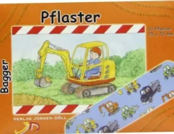 Kinderpflaster Bagger Briefchen 10 Pflaster