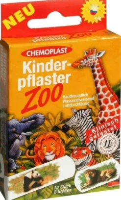 Kinderpflaster Zoo 2 Größen 10 Pflaster