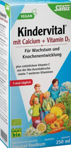 Kindervital Bio Mit Calcium + D3 Salus 250 ml Tonikum