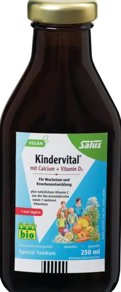 Kindervital Bio Mit Calcium + D3 Salus 250 ml Tonikum