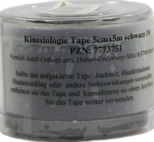 Kinesiologie Tape 5 Cmx5 M Schwarz