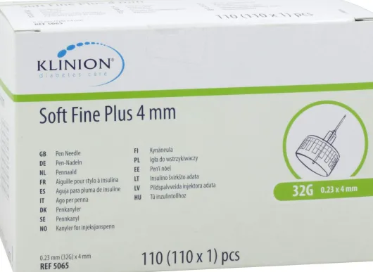 Klinion Soft Fine Plus Kanülen 4mm 32g 0,23mm