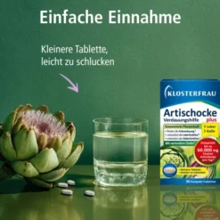 Klosterfrau Artischocke Plus Choli Verdauungshilfe 30 Tabletten