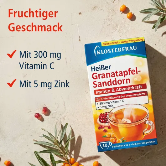Klosterfrau Broncholind Heißer Granatapfel-Sanddorn Granulat 10...