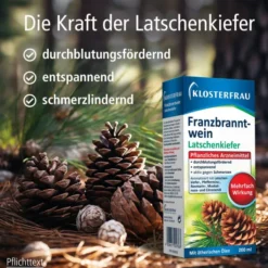 Klosterfrau Franzbranntwein Latschenkiefer Dosierflasche 200 ml