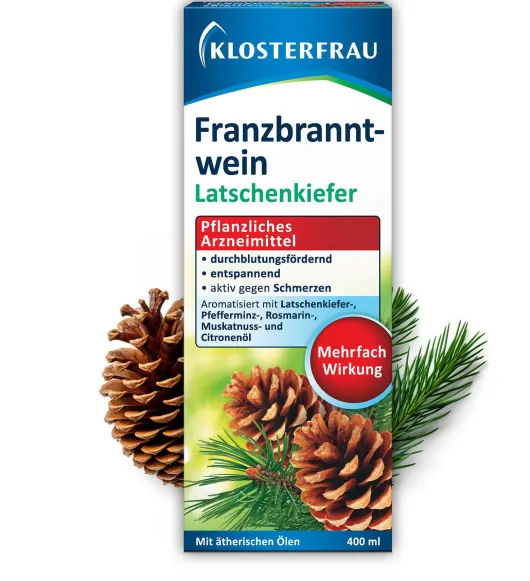 Klosterfrau Franzbranntwein Latschenkiefer Dosierflasche 400 ml