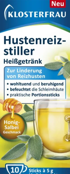Klosterfrau Hustenreiz-Stiller Heißgetränk 10 Sticks a 5 g