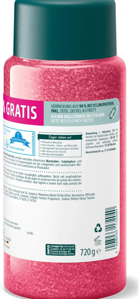 Kneipp Badekristalle Muskel Aktiv 720 G