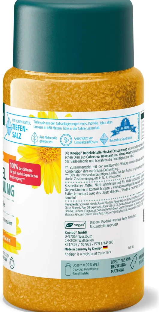 Kneipp Badekristalle Muskel Entspannung 600 G