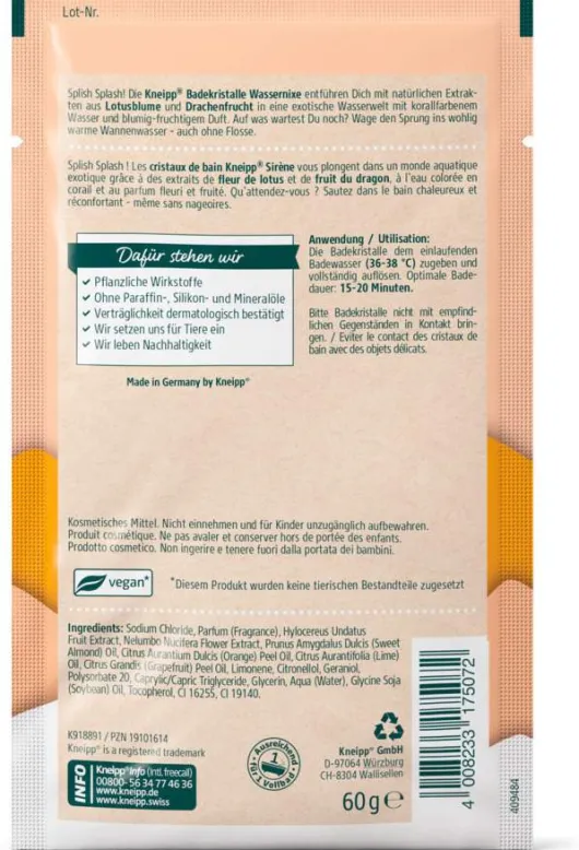 Kneipp Badekristalle Wassernixe 60 G