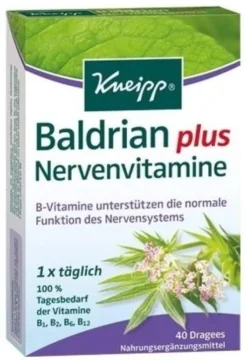 Kneipp Baldrian Plus Nervenvitamine 40 Dragees