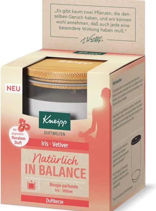 Kneipp Duftkerze Natürlich in Balance 145 G