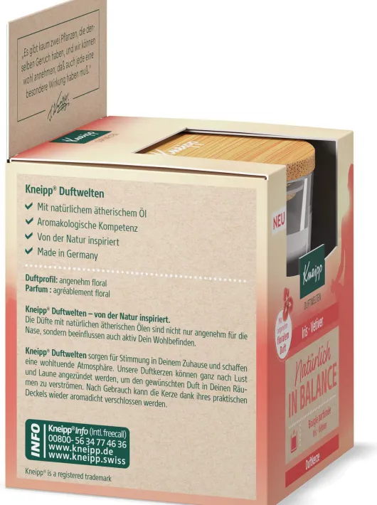 Kneipp Duftkerze Natürlich in Balance 145 G