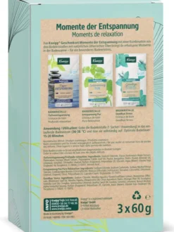 Kneipp Geschenkset Momente der Entspannung 3 X 60 G