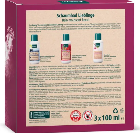Kneipp Geschenkset Schaumbad Lieblinge