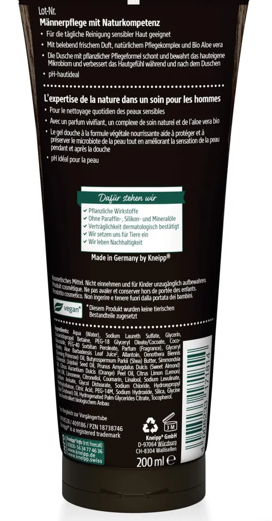 Kneipp 3in1 Dusche Frisch & Sensitiv 200 ml