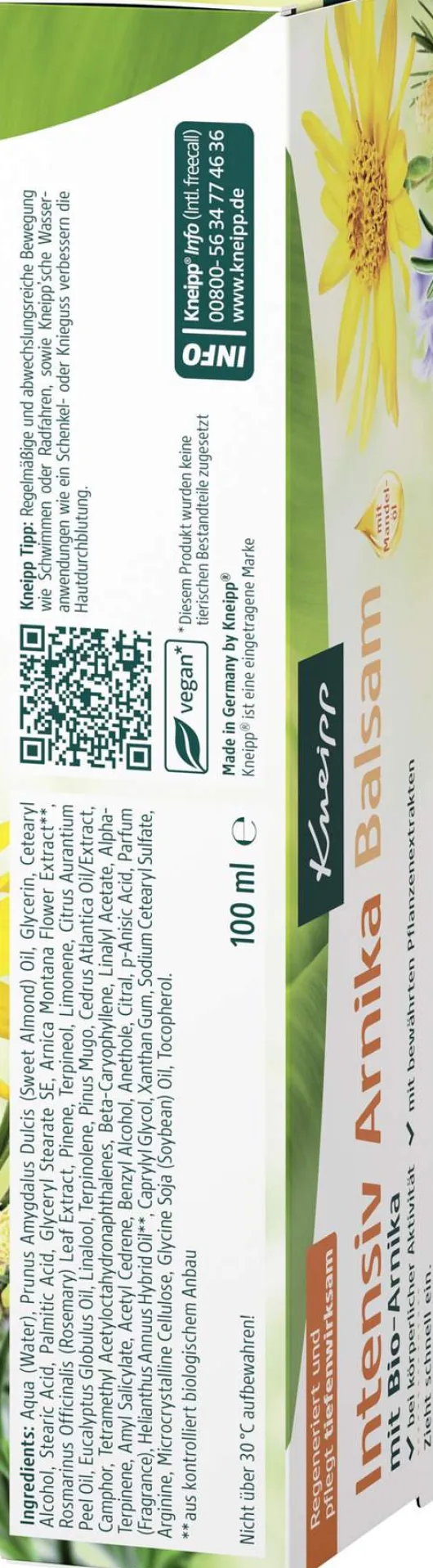Kneipp Intensiv Arnika Balsam mit Bio-Arnika 100 ml