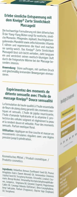 Kneipp Massageöl Zarte Sinnlichkeit 100 ml