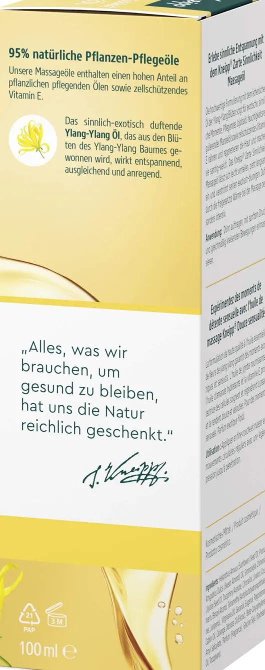 Kneipp Massageöl Zarte Sinnlichkeit 100 ml