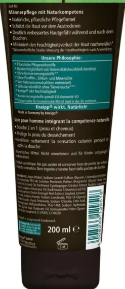 Kneipp Men 2 in 1 Dusche Startklar 200 ml Duschgel