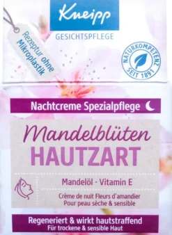 Kneipp Nachtcreme Mandelblüten Hautzart Regen.50ml