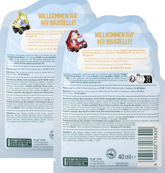 Kneipp naturkind Brumm Brumm Schaumbad 40 ml