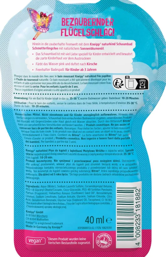 Kneipp Naturkind Schmetterlingsfee 40 ml