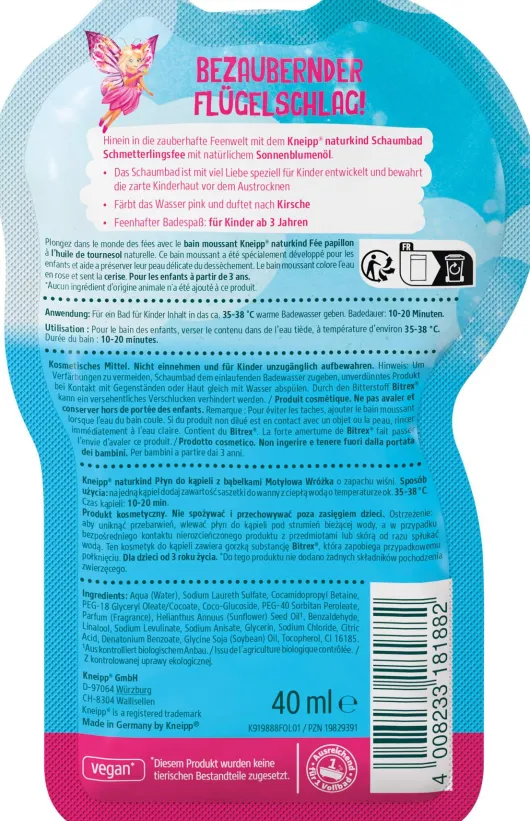Kneipp Naturkind Schmetterlingsfee 40 ml