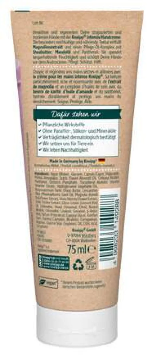Kneipp reichhaltige Pflege Intensiv Handcreme 75 ml