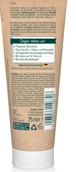 Kneipp Sekunden - Handcreme + Nagelpflege 75 ml
