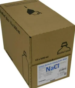Kochsalzlösung 0,9% Ecoflac Plus 10 X 500 ml Infusionslösung