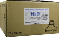 Kochsalzlösung 0,9% Ecoflac Plus 20 X 100 ml Infusionslösung